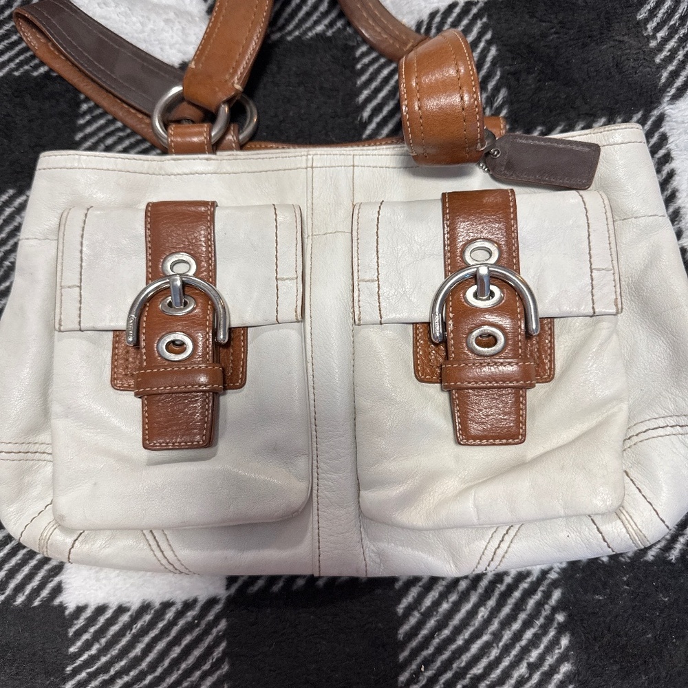 Vintage coach buckle bag